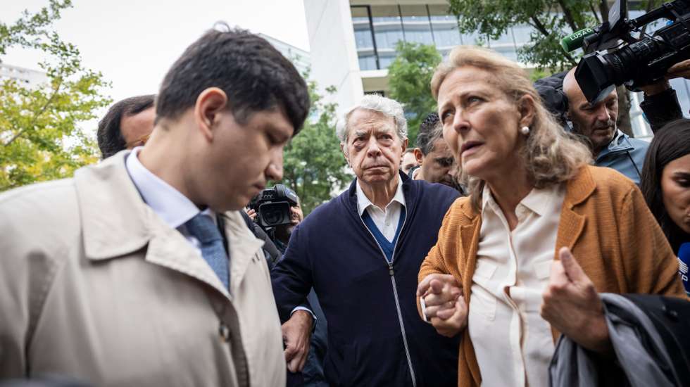 Ricardo Salgado esteve sempre acompanhado pela mulher, Maria João Salgado