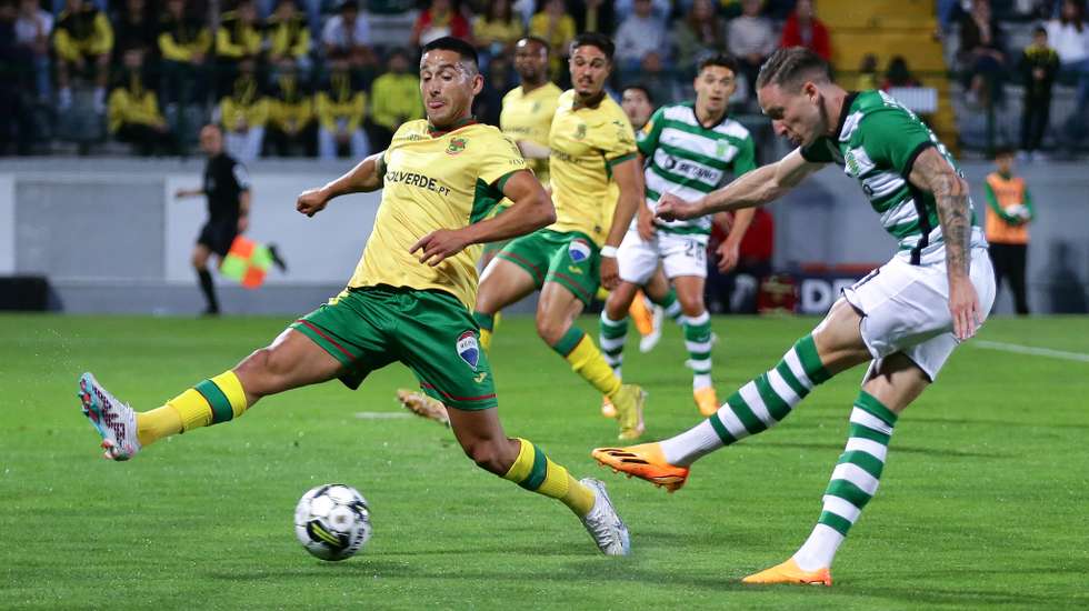 Nuno Santos marcou o golo 100 do Sporting esta época
