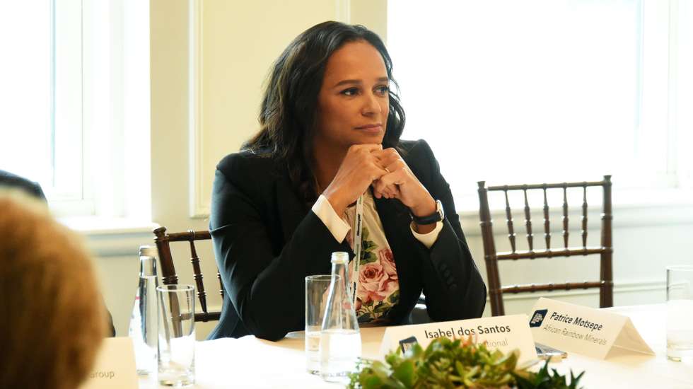 Isabel dos Santos At Roundtable Discussion On Business Evolution In Energy At Bloomberg Global Business Forum