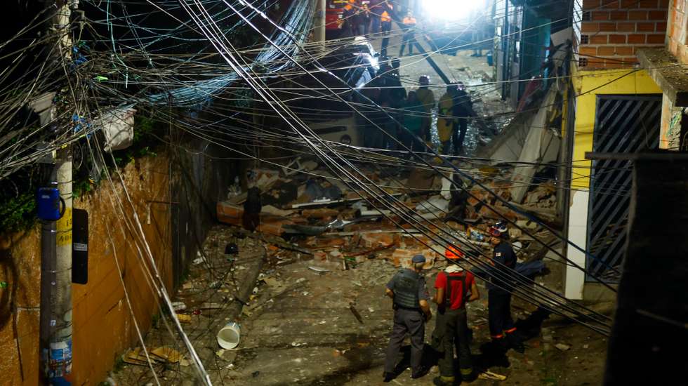 GettyImages-2275170705. Explosão em São Paulo, 11 de maio 2026