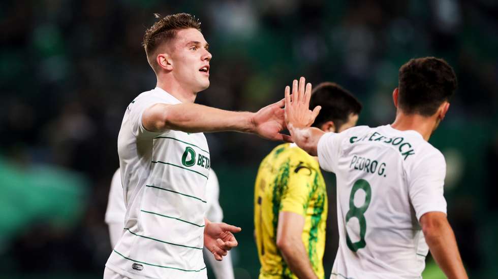 Gyökeres "imitou" Pedro Gonçalves, bisou no início da segunda parte e fechou goleada do Sporting frente ao Tondela nos oitavos da Taça de Portugal