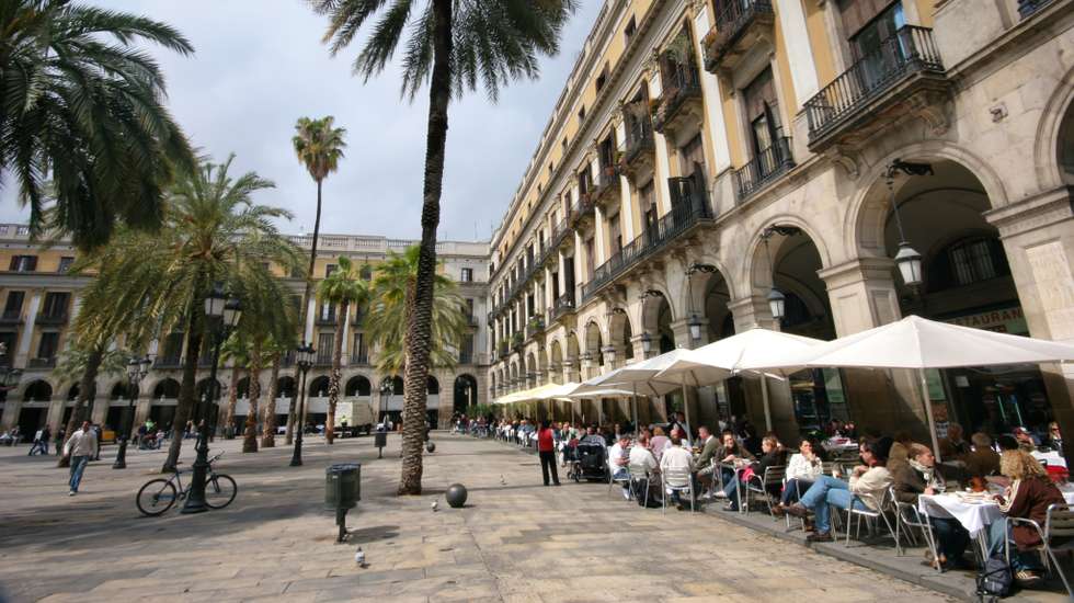 Plaza Real in Barcelona