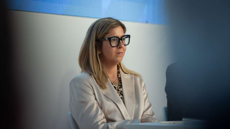 A ministra da Cultura, Juventude e Desporto, Margarida Balseiro Lopes