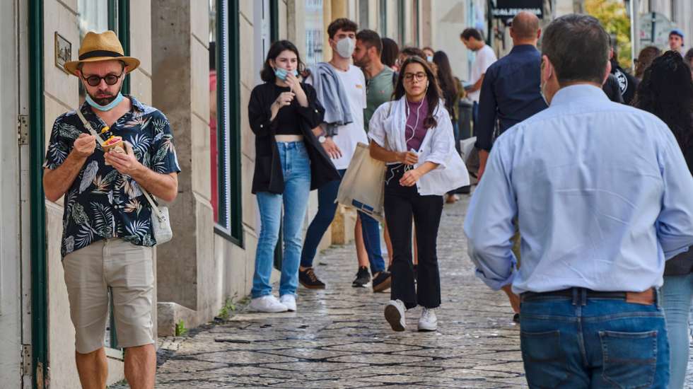 End Of The Obligation To Wear  Protective Mask On The Street In Portugal