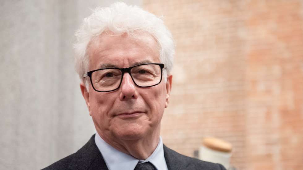 Ken Follett Attends The Final Lecture Of 'The Pillars of the Earth' In Madrid