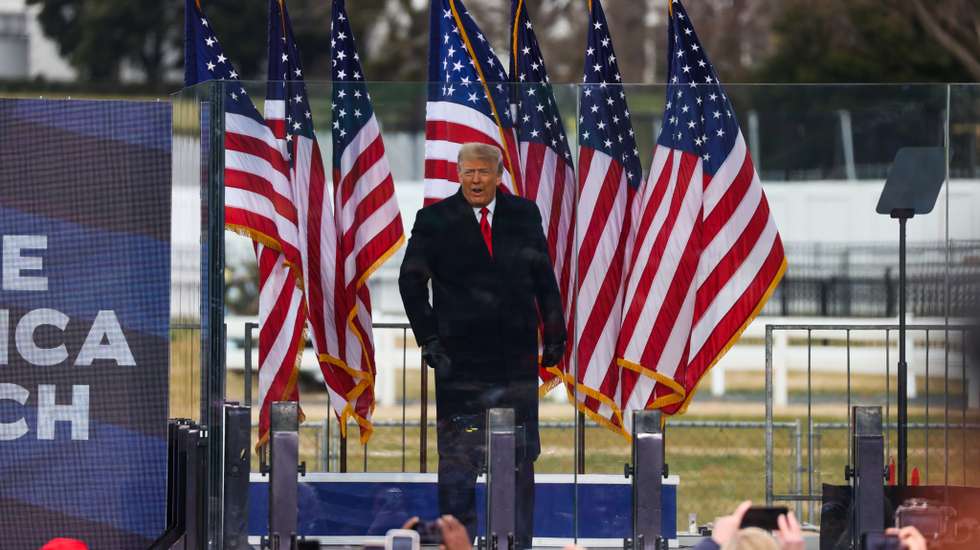 Trump holds rally in Washington D.C as "Save America March"