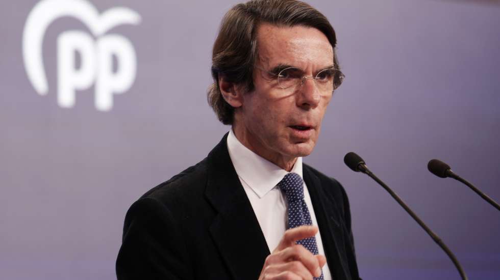 Aznar Travels To Valladolid To Support Mañueco In His Election Campaign
