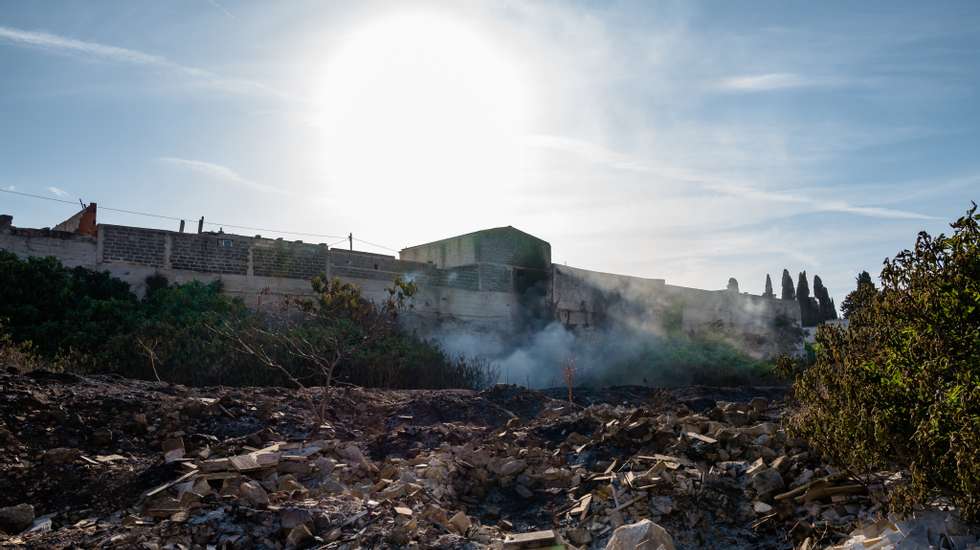 Fire In Molfetta