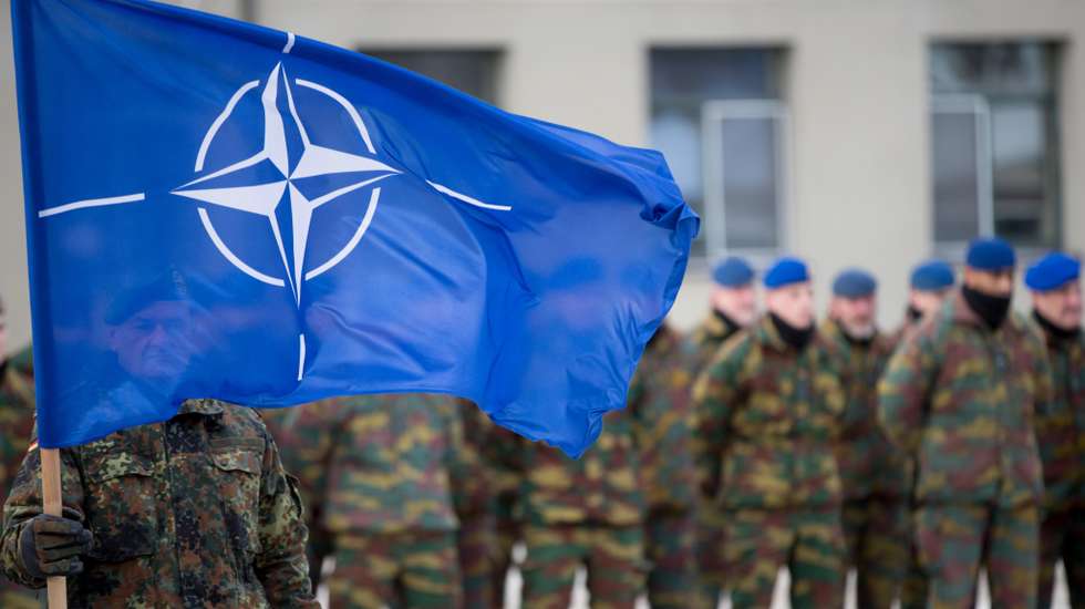 German defence minister Ursula von der Leyen in Lithuania