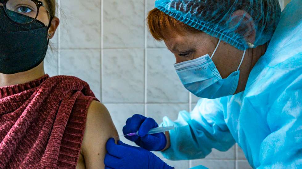 COVID-19 vaccination campaign in Kyiv, Ukraine