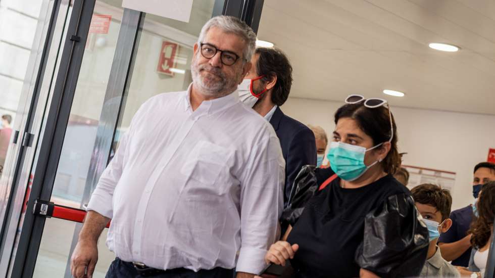 Francisco Benitez voltou por volta da hora de almoço, cerca de meia hora antes do adversário Rui Costa