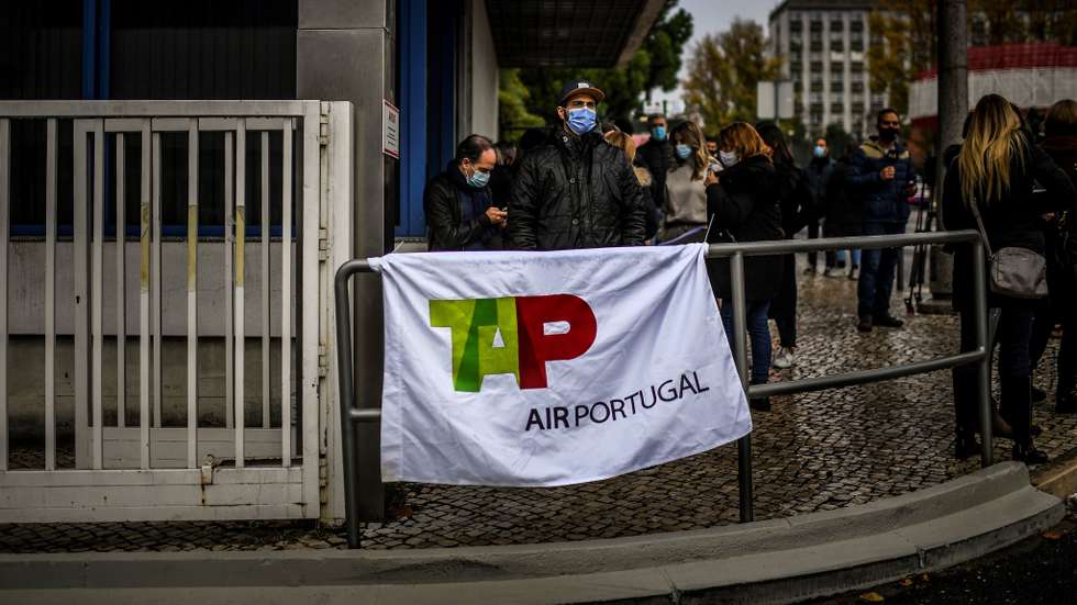 PORTUGAL-ECONOMY-AIRLINE-TAP-DEMO