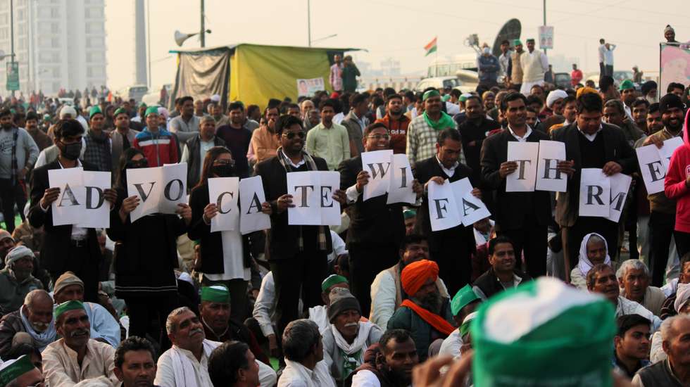 Farmers Protest Against Newly Passed Farm Laws In New Delhi, India