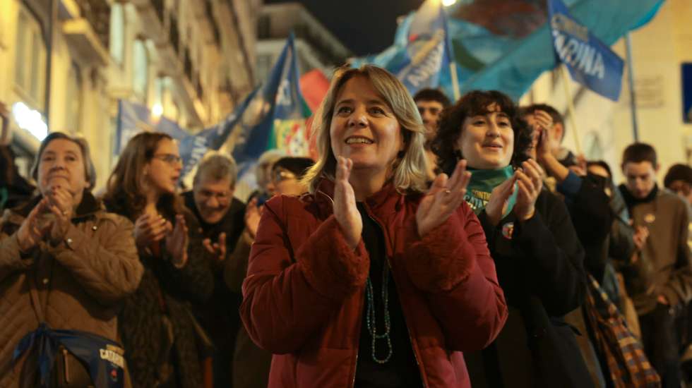 Catarina Martins terminou com 2,1% dos votos