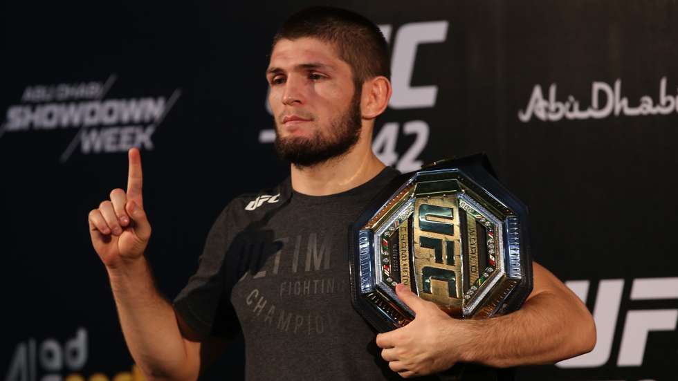 Khabib Nurmagomedov tem 13 vitórias e zero derrotas no UFC
