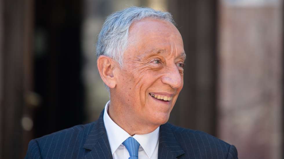 President of Portugal Marcelo Rebelo de Sousa attends the
