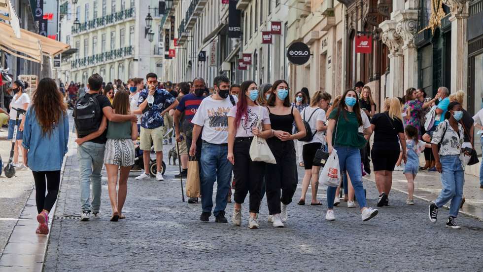 Locals And Tourists Are Back In The Streets In Portugal