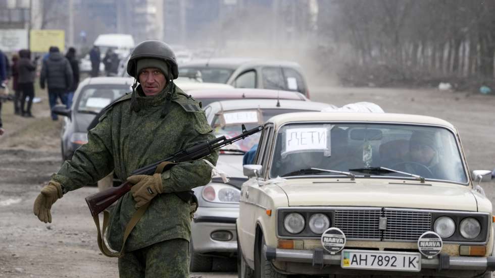 Evacuations from Mariupol in Ukraine