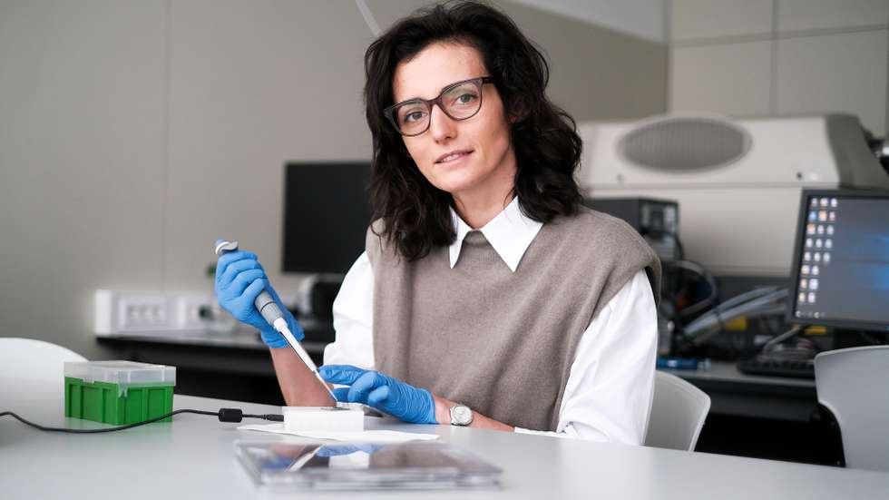 Licenciada em Ciências Farmacêuticas, Inês Mendes Pinto, trabalhou em biomedicina, concluiu o doutoramento nos EUA nas áreas de medicina molecular e computação e lidera uma equipa de mecânica celular no INL