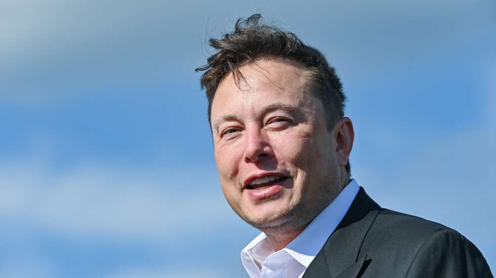 Elon Musk visits construction site of the Tesla Giga Factory