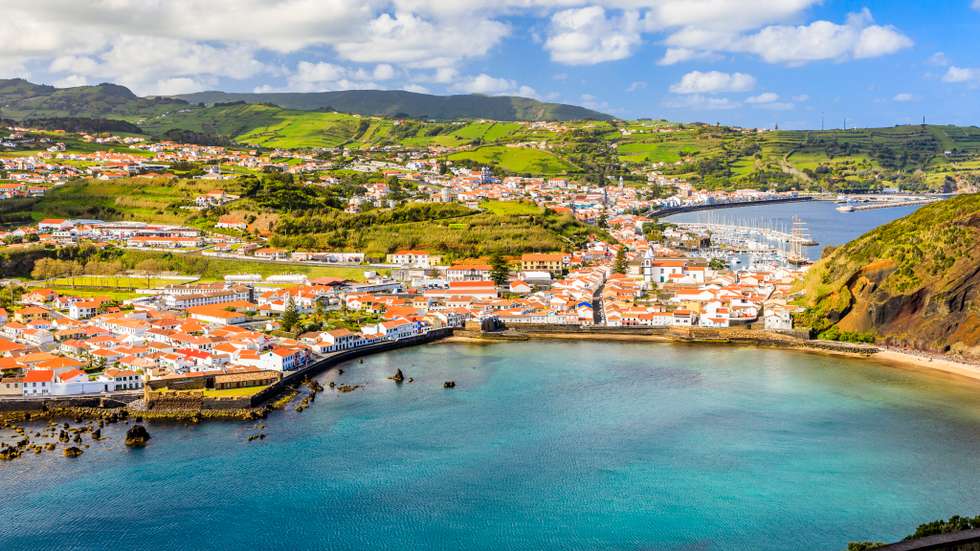 Açores-Faial-Horta From Monte Da Guia