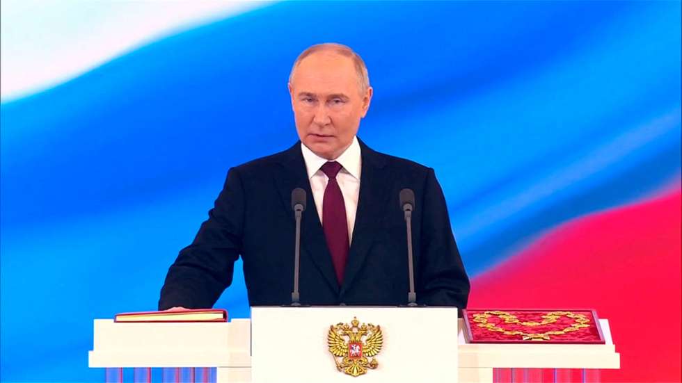 Vladimir Putin tomou posse como Presidente da Rússia pela quinta vez