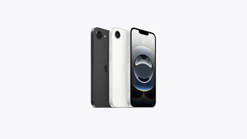 O iPhone 16e vai estar disponível em duas cores: preto e branco
