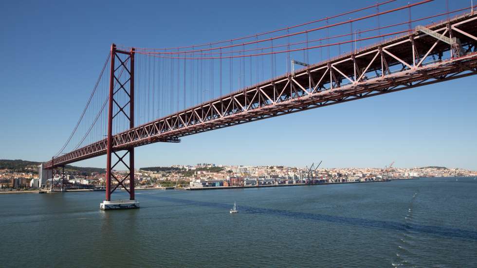 Suspension bridge in Lisbon