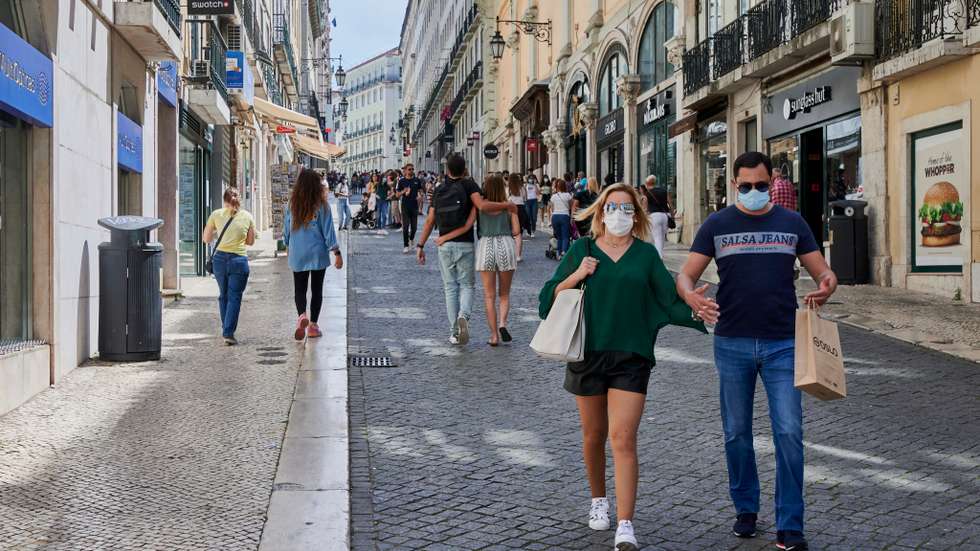 Locals And Tourists Are Back In The Streets In Portugal