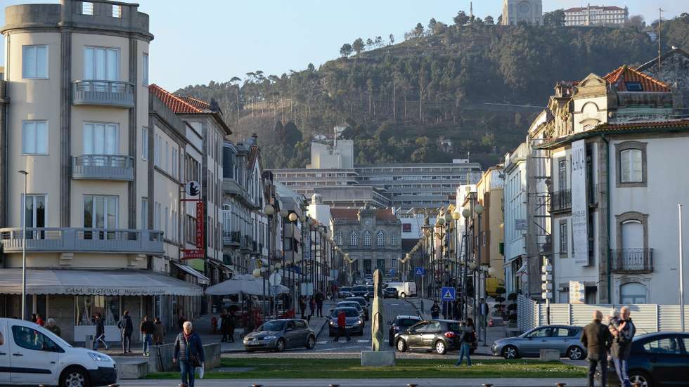 A general view of the West Sea Viana city center located