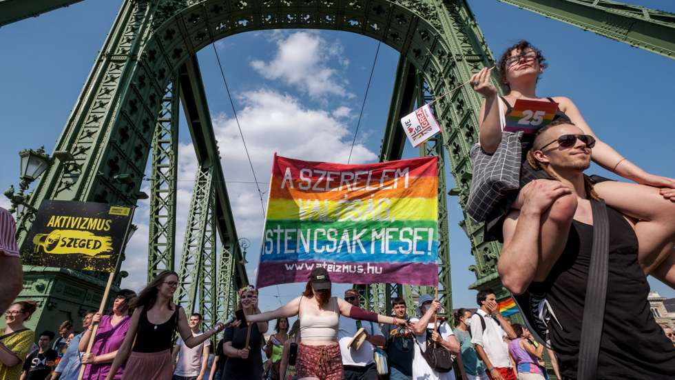Budapest Pride March Takes Place Against A Backdrop Of The Hungarian Government's Anti-LGBT Campaign