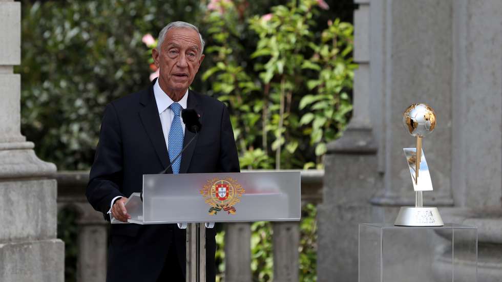 Portuguese President welcomes National Futsal team after winning the FIFA Futsal World Cup 2021