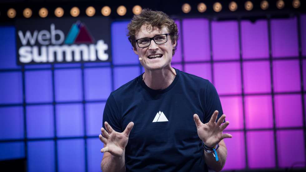 Web Summit: Primeiro dia da Web Summit, no MEO Arena, em Lisboa. Intervenção de Paddy Cosgrave, CEO &amp; Founder Web Summit. Lisboa, 1 de novembro de 2021. JOÃO PORFÍRIO/OBSERVADOR