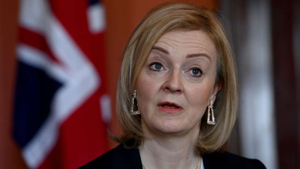 Ministra dos Negócios Estrangeiros britânica, Liz Truss.