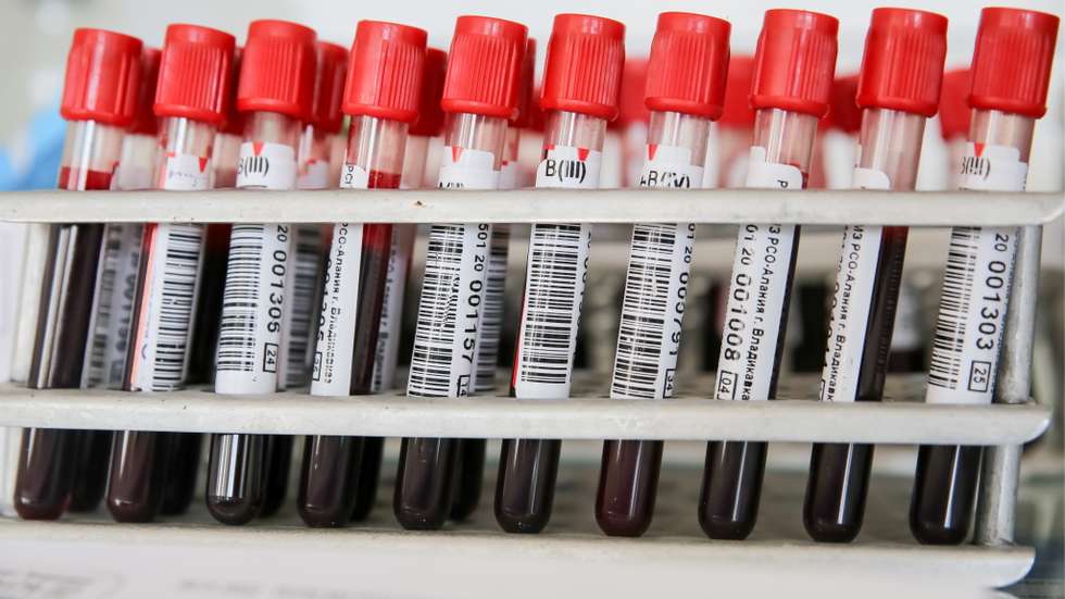 Blood donation campaign in Vladikavkaz, Russia