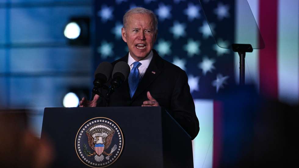 US President Biden Delivers Speech On Russia's Invasion Of Ukraine