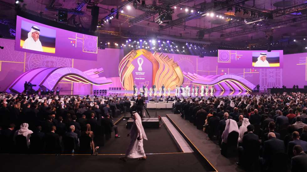 Sorteio do Mundial de Futebol 2022 em Doha, no Qatar