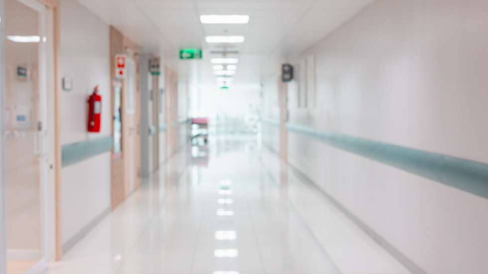 Abstract blur beautiful luxury hospital interior for backgrounds