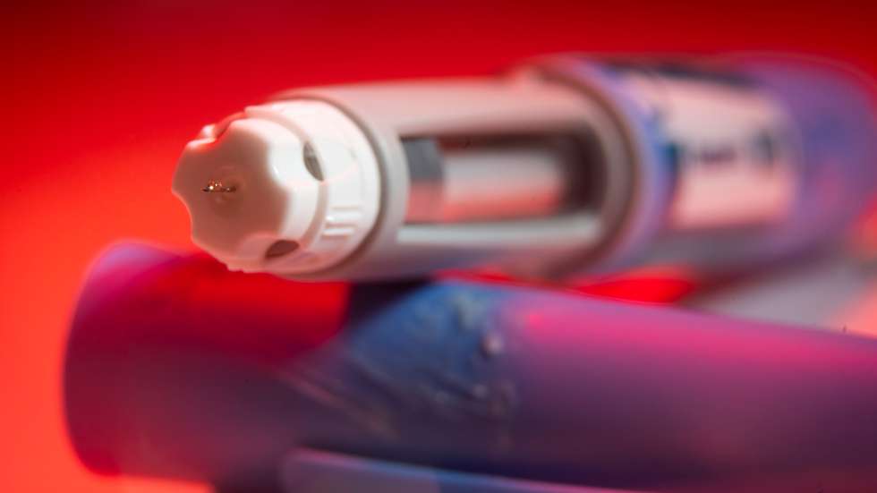 An Ozempic needle injection pen is seen in this illustration photo in Warsaw, Poland on 03 September, 2023. (Photo by Jaap Arriens/NurPhoto via Getty Images)