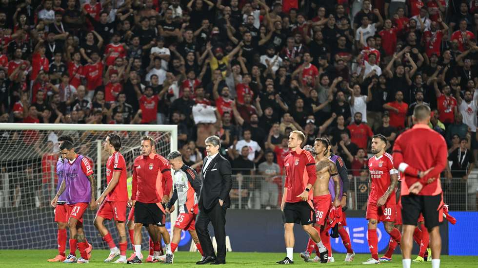 O Benfica empatou em Moreira de Cónegos e já leva cinco pontos perdidos em quatro jornadas
