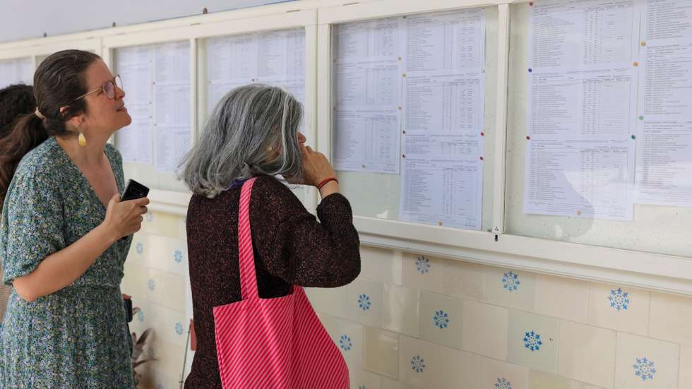 Notas dos exames afixadas nas escolas