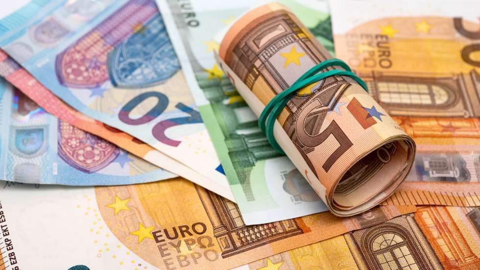 In this photo illustration 10, 50 and 20 Euros banknotes