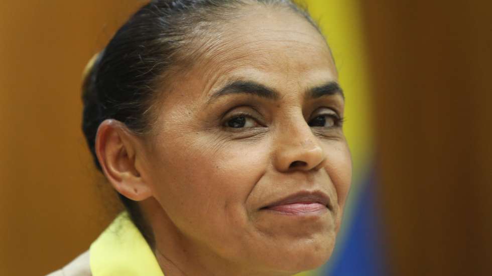 Brazilian Presidential Candidate Marina Silva Campaigns In Rio