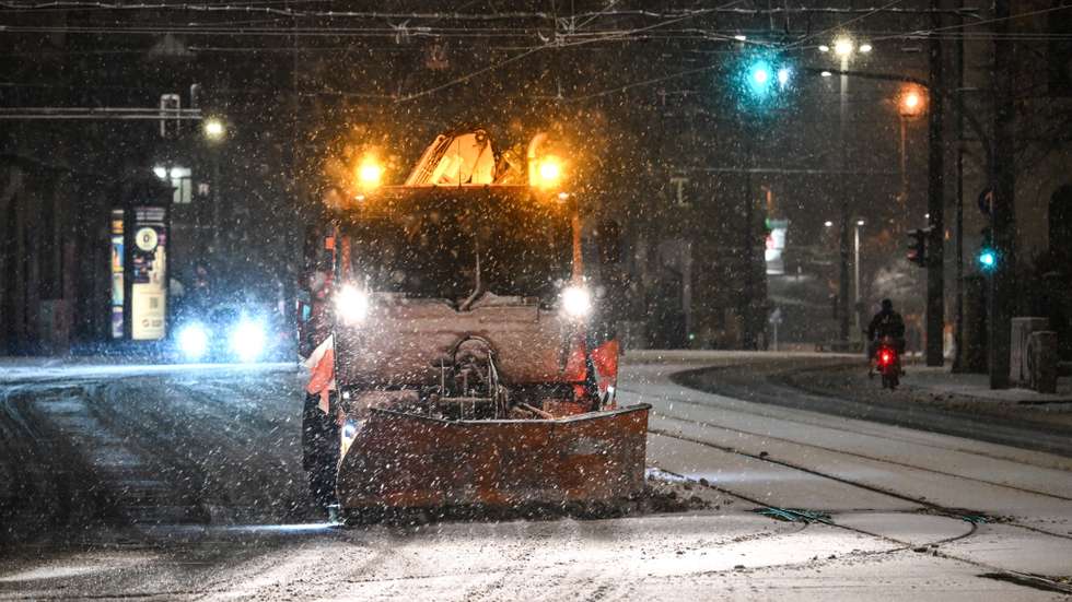A chuva e neve no oeste e no sul da Alemanha