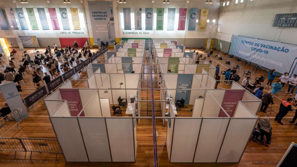 Vaccination At São Domingos de Rana Sports Complex To Help Combat COVID-19 Pandemic
