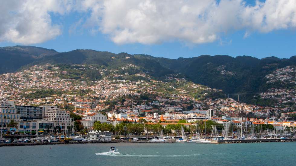 Vista Costal da cidade do Funchal, Madeira