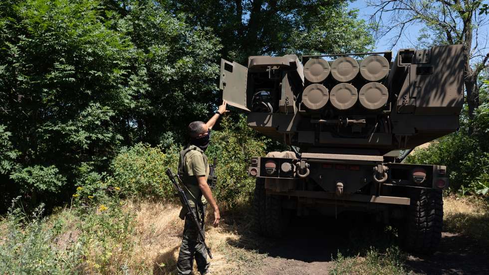 EASTERN UKRAINE , UKRAINE - JULY 1: Kuzia, the commander of the