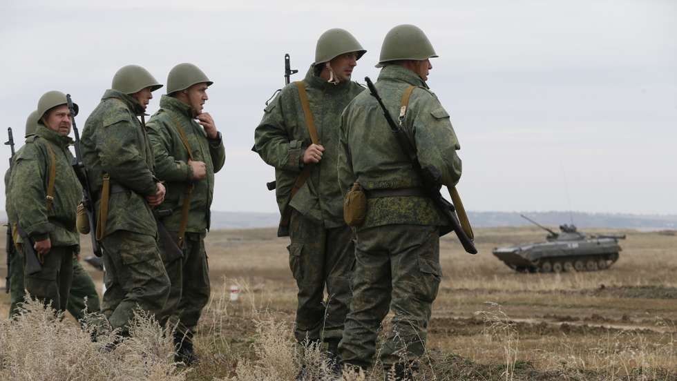 Tropas separatistas pró-Rússia
