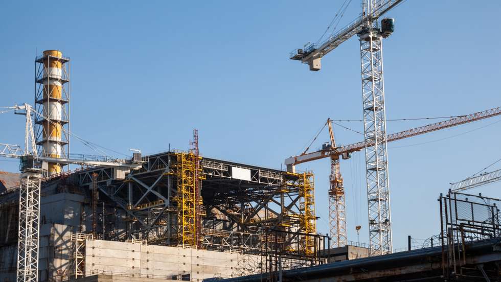 Construction of New Safe Confinement at Chernobyl