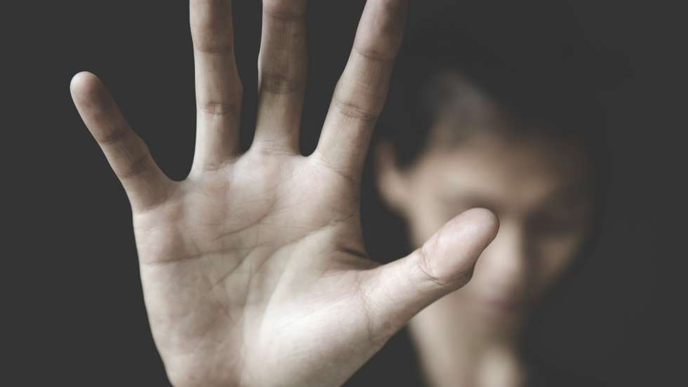 The Woman Raised Her Hand To Stop Him. Campaign To Stop Violence Against Women.